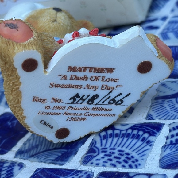 Cherished Teddies - Mathew "A Dash of Love Sweetens Any Day!" - Picture 6 of 7